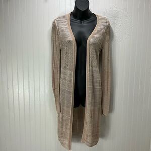WHITE HOUSE BLACK MARKET Long Open Cardigan